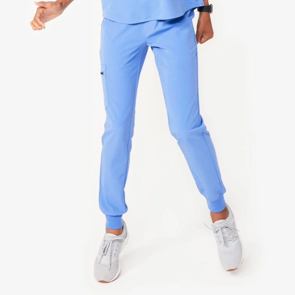 Wear Figs Ceil Blue Zamora Jogger Scrub Pant - S/T